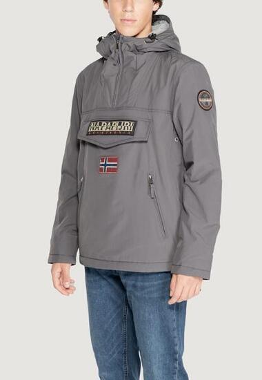 MEN'S Anorak RAINFOREST POCKET 2 DUNKELGRAU