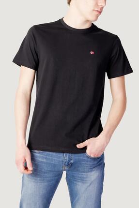 t-shirt crop top SALIS SS SUM HOMME noir