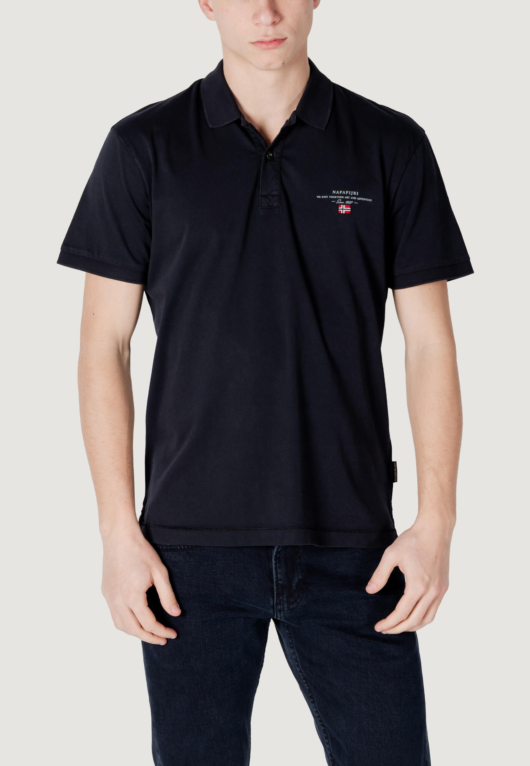 Napapijri Pólo Manga Curta Elbas Jersey Homem Preto da Decathlon