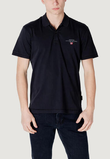 polo manches courtes ELBAS JERSEY HOMME noir