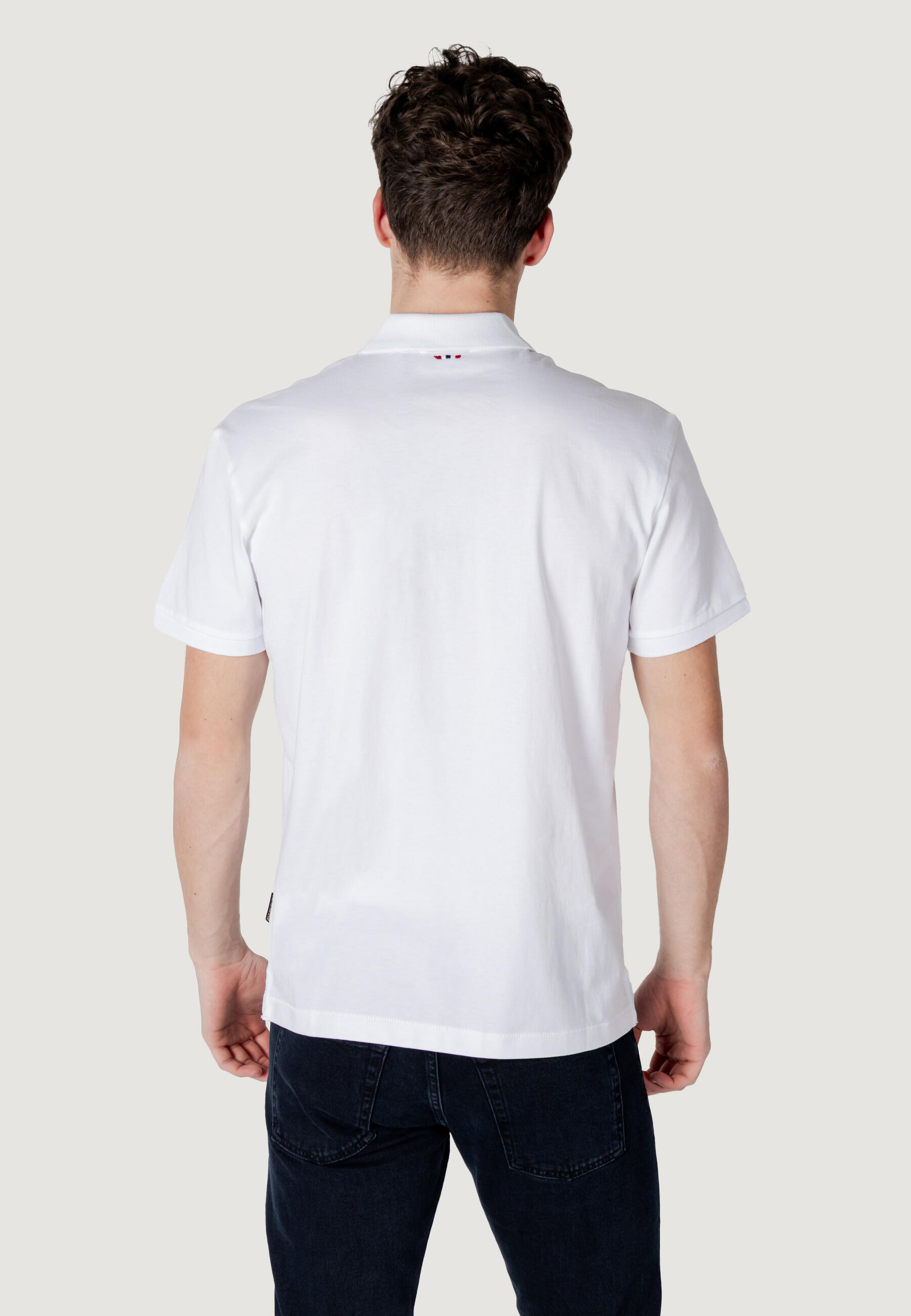 polo manches courtes ELBAS JERSEY HOMME blanc 4/4