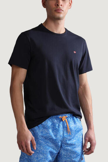 t-shirt crop top SALIS SS SUM HOMME bleu
