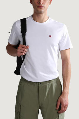 Crop top t-shirt salis ss sum heren wit