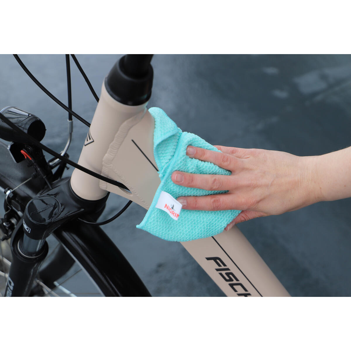 NIGRIN smart and green Mikrofasertuch, aus 100% Recyclingfasern, 2 Stück 4/6