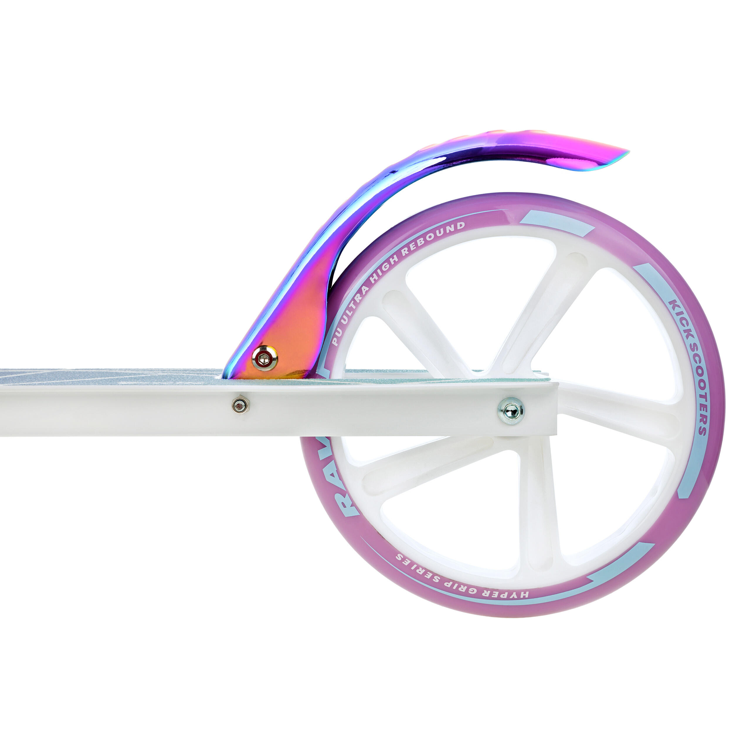 Trottinette pliante Estelle PRO Neo Chrome 200mm avec amortisseur et sonnette 4/7