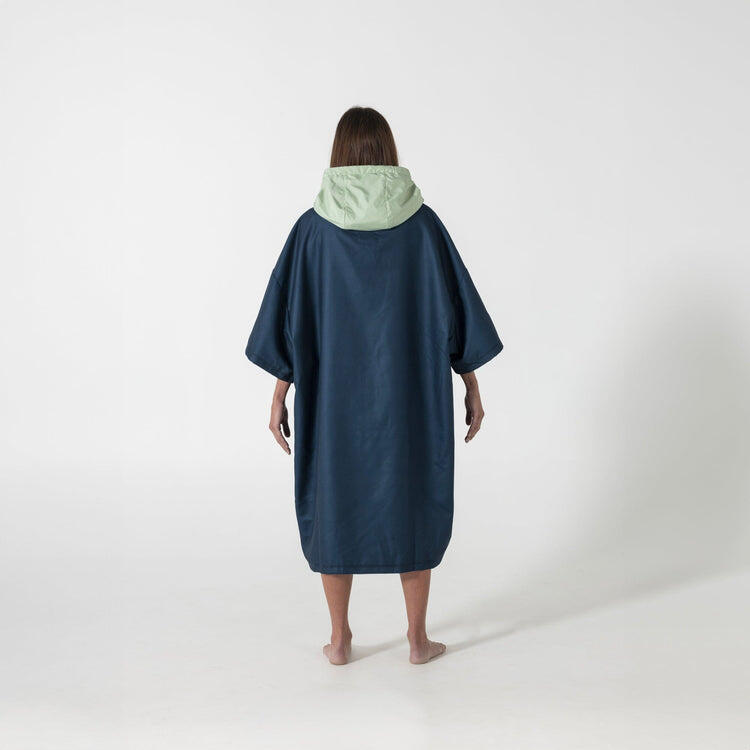 PONCHO MICROFIBRA OCEAN NAVY / ETHNO 2/5