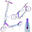 Trotinete Raven Estelle PRO Neo Chrome 200mm com amortecedor e campainha