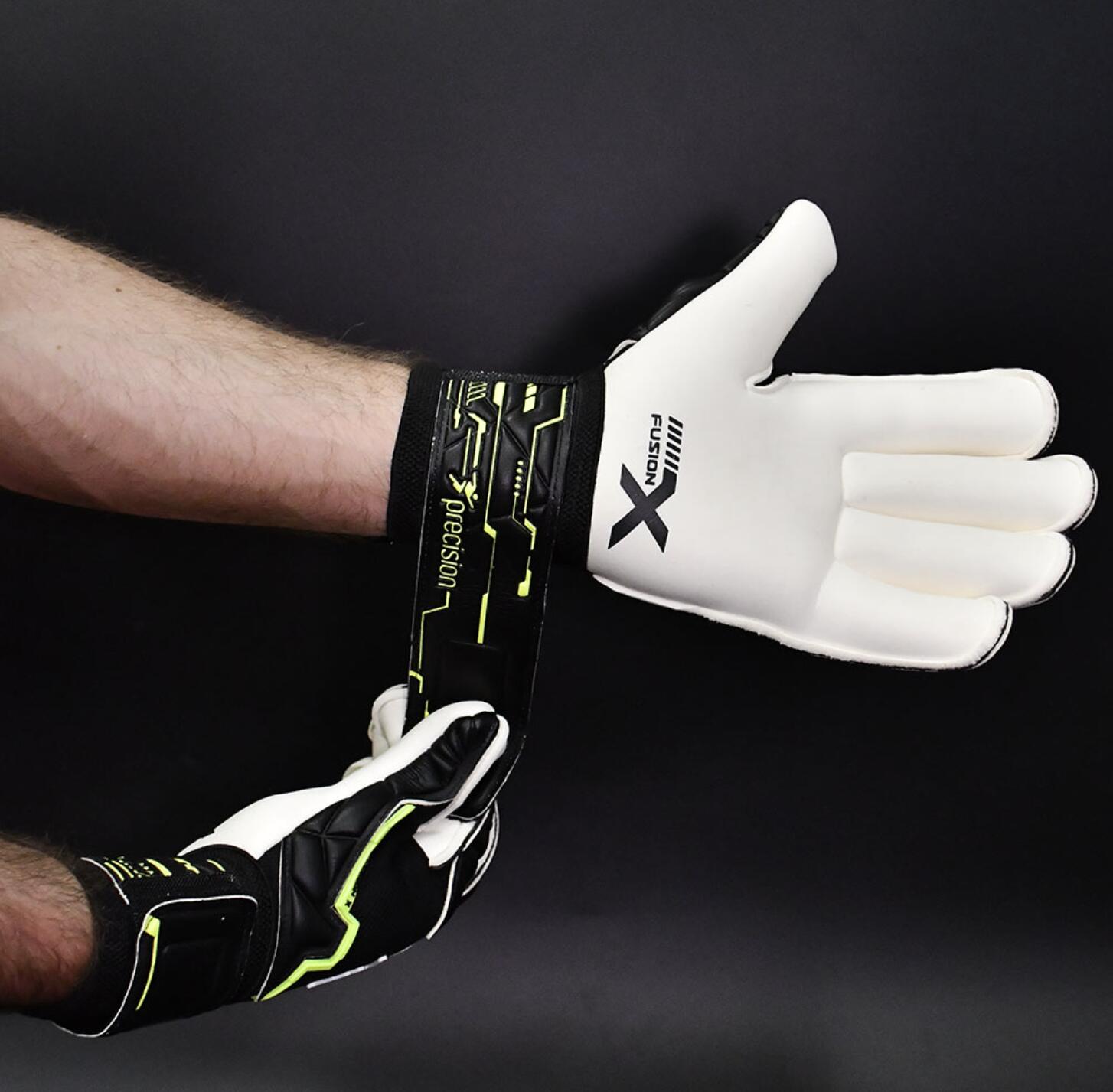 Precision Fusion X Pro Roll Finger Giga Goalkeeper Gloves 6/6