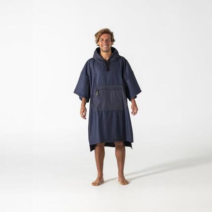 PONCHO MICROFIBRE OCEAN NAVY / CAMEO GREEN