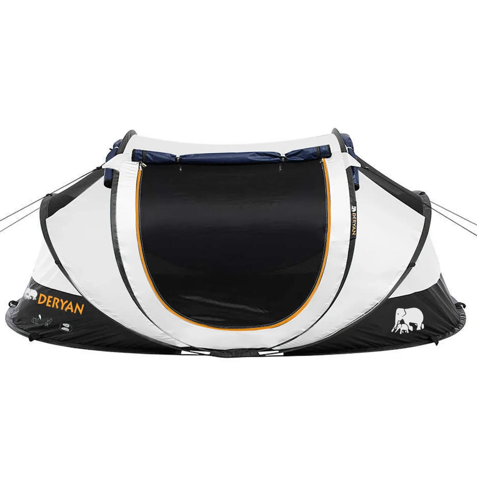 Deryan - Deryan Tente Cocoon Luxe Pop-up - 2 Pers. - Anti-uv 50+ - 2 Sec - Crème - Tente - Blanc - 2 Places - Decathlon