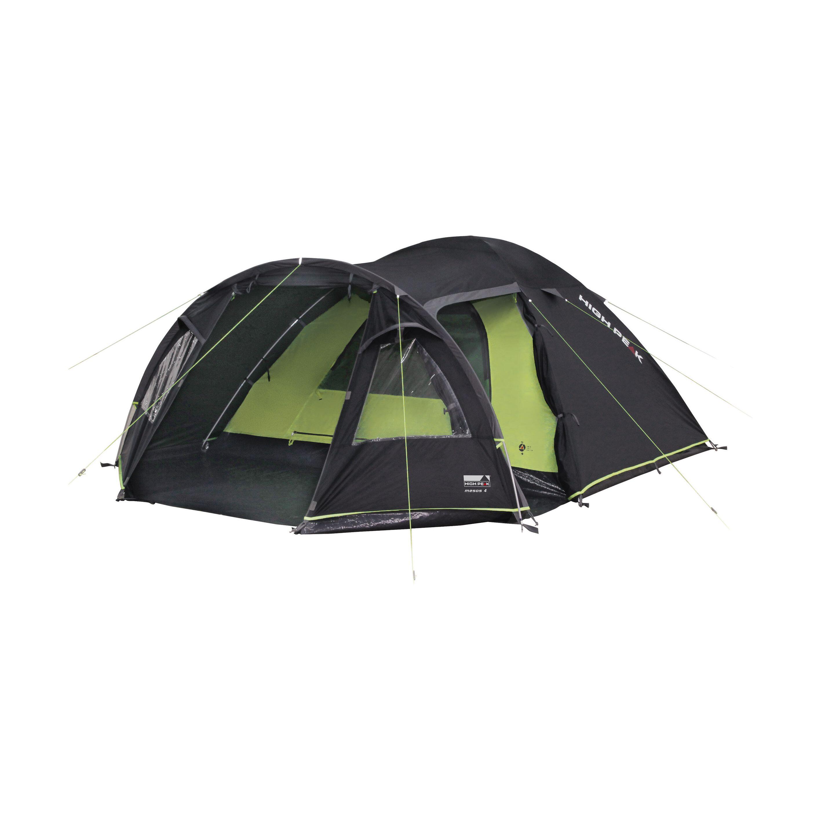 Tente igloo Mesos 4 personnes camping dôme trekking vestibule 2/8