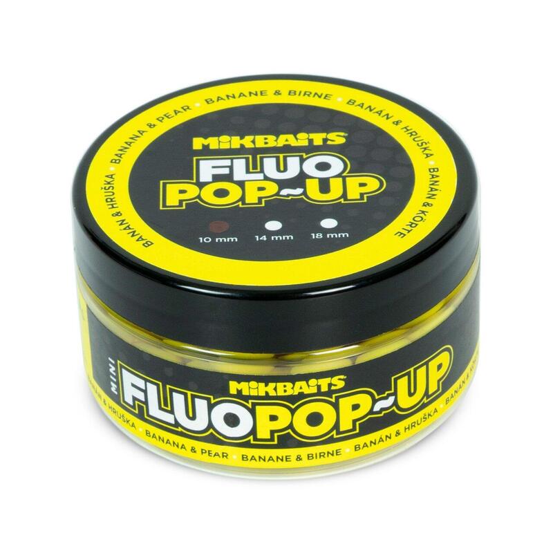 Kulki Mikbaits Pop-Up Fluo 10Mm- Banan- Gruszka