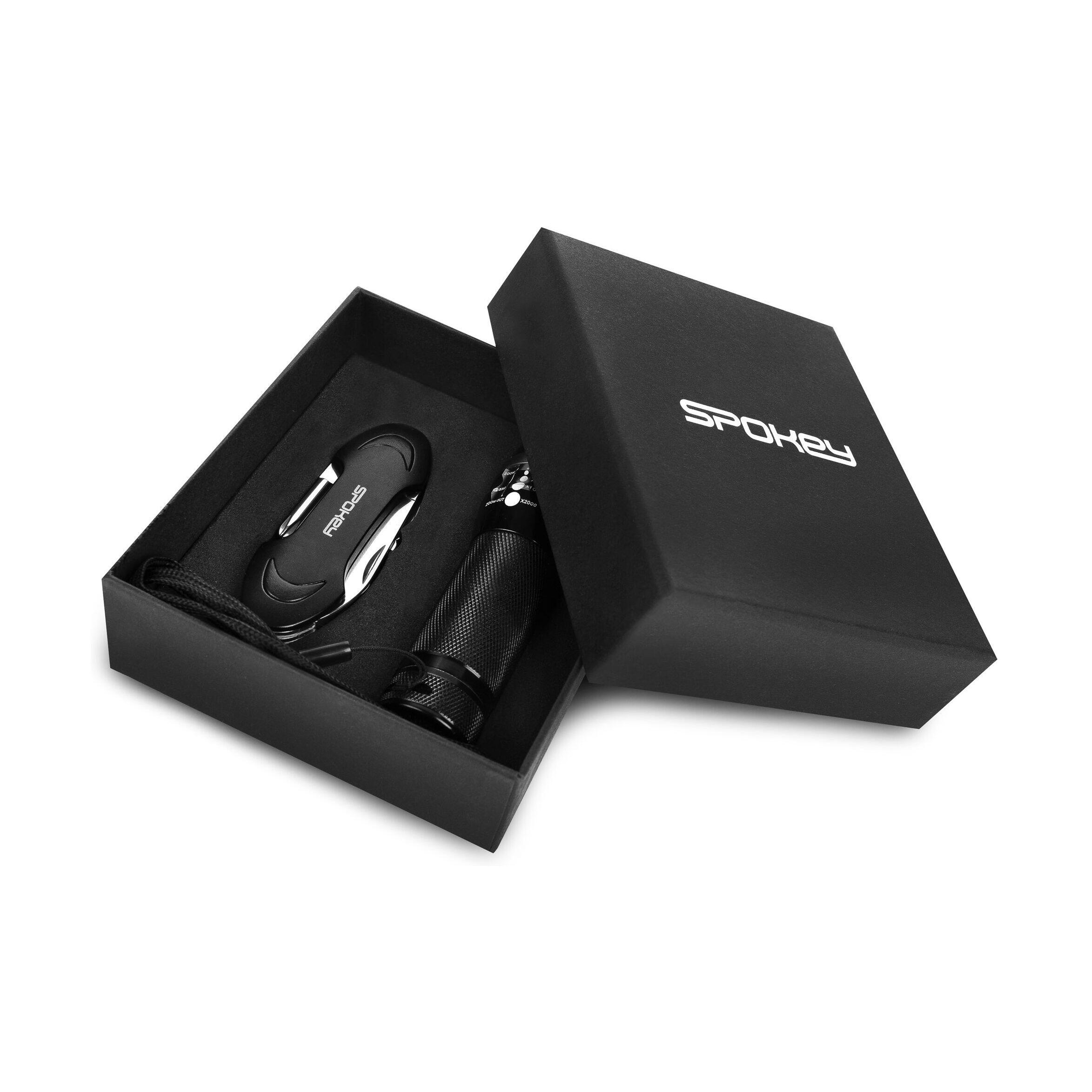 Conjunto de navaja de bolsillo y linterna LED Spokey Zoom 3/7