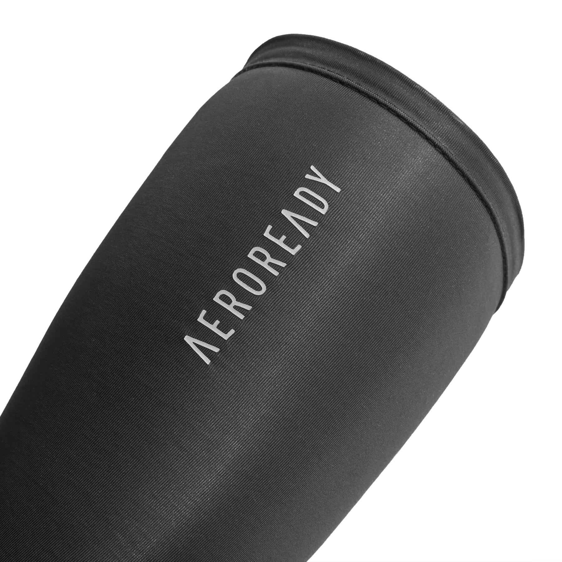 Adidas – Mangas de compressão Aeroready – Preto 2/7