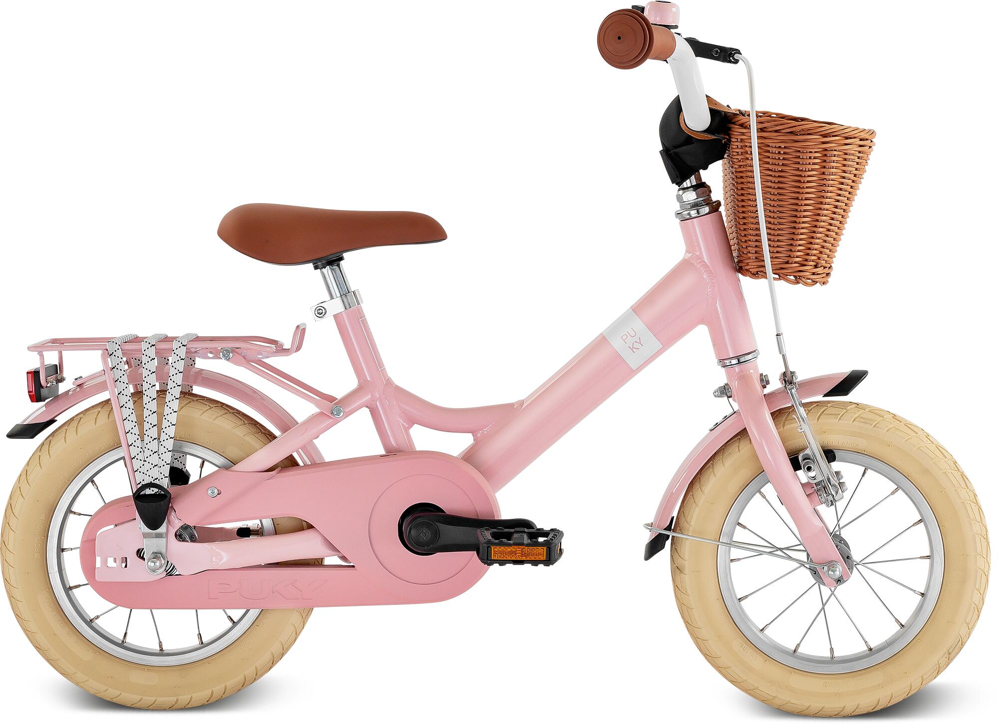 PUKY Youke Classic 12&quot; Retro Roze kinderfiets