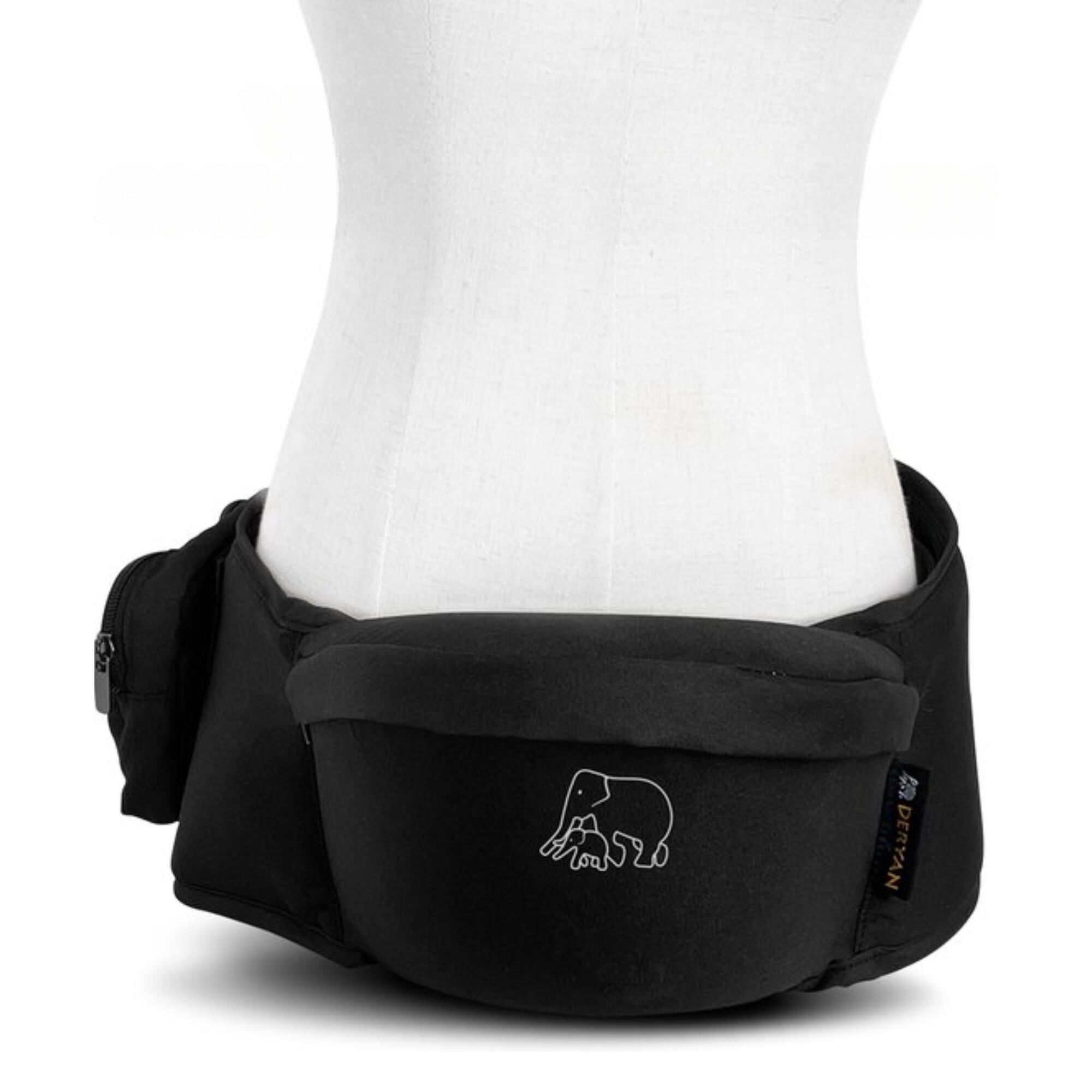 Deryan Pack Basic Luxe Porte-bébé - Siège de hanche - Noir 6/6
