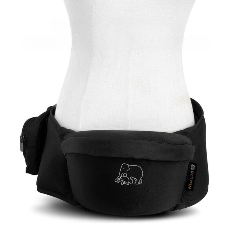 Deryan Pack Basic Luxe Marsupiu - Scaun de șold - Negru