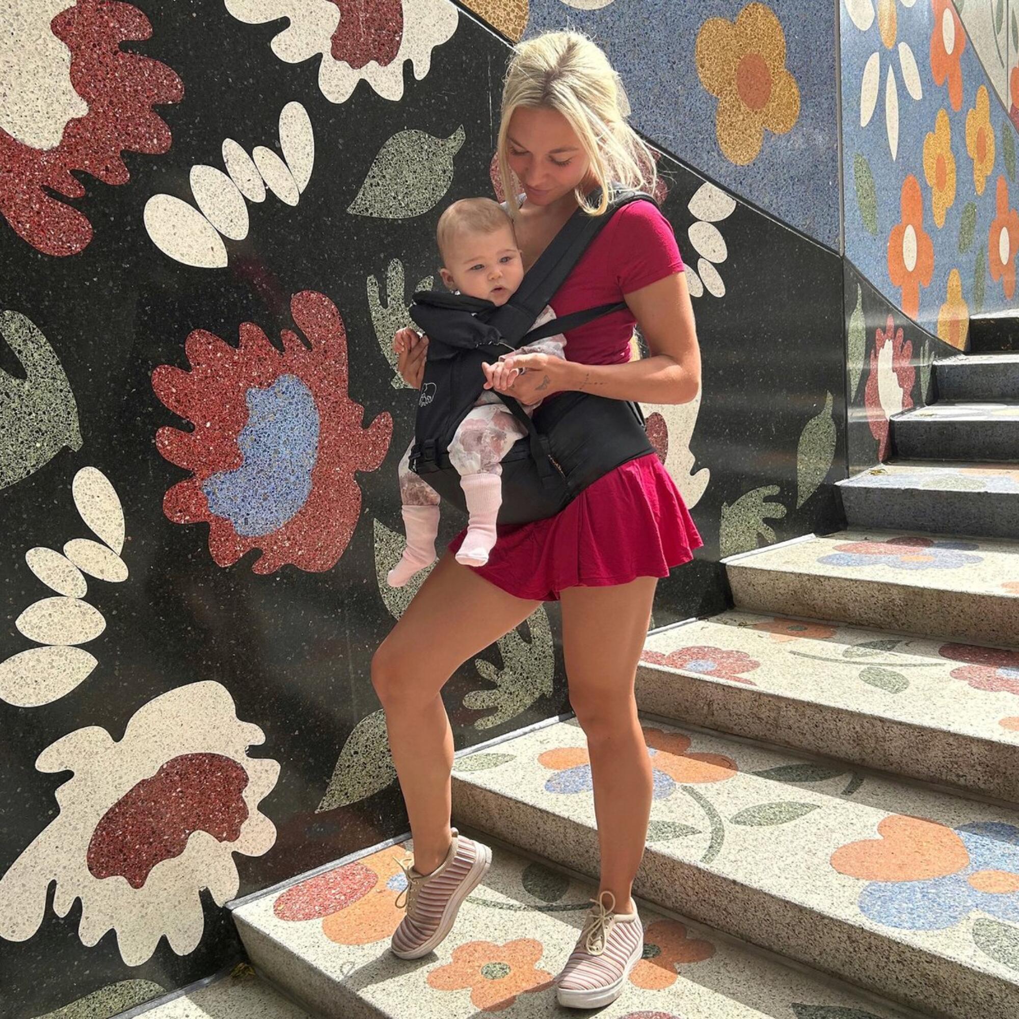 Porte-bébé ergonomique Pack Luxe - Porte-bébé confortable - Noir 3/7