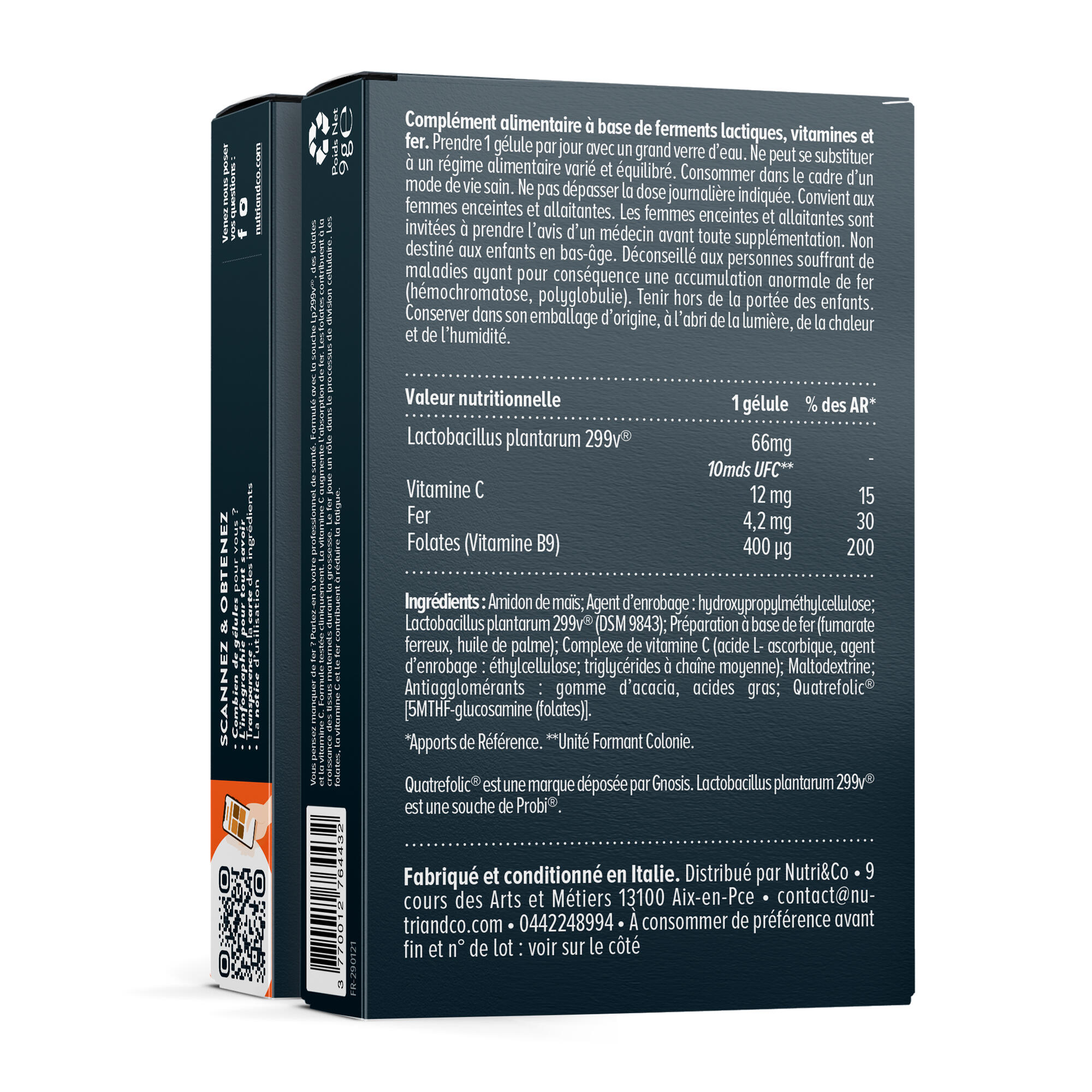 Fer Bisglycinate 14mg - Carence et Fatigue - 30 gélules 5/5