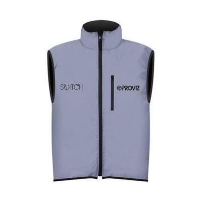 Reflecterende mouwloze jas - volwassene - switch jacket