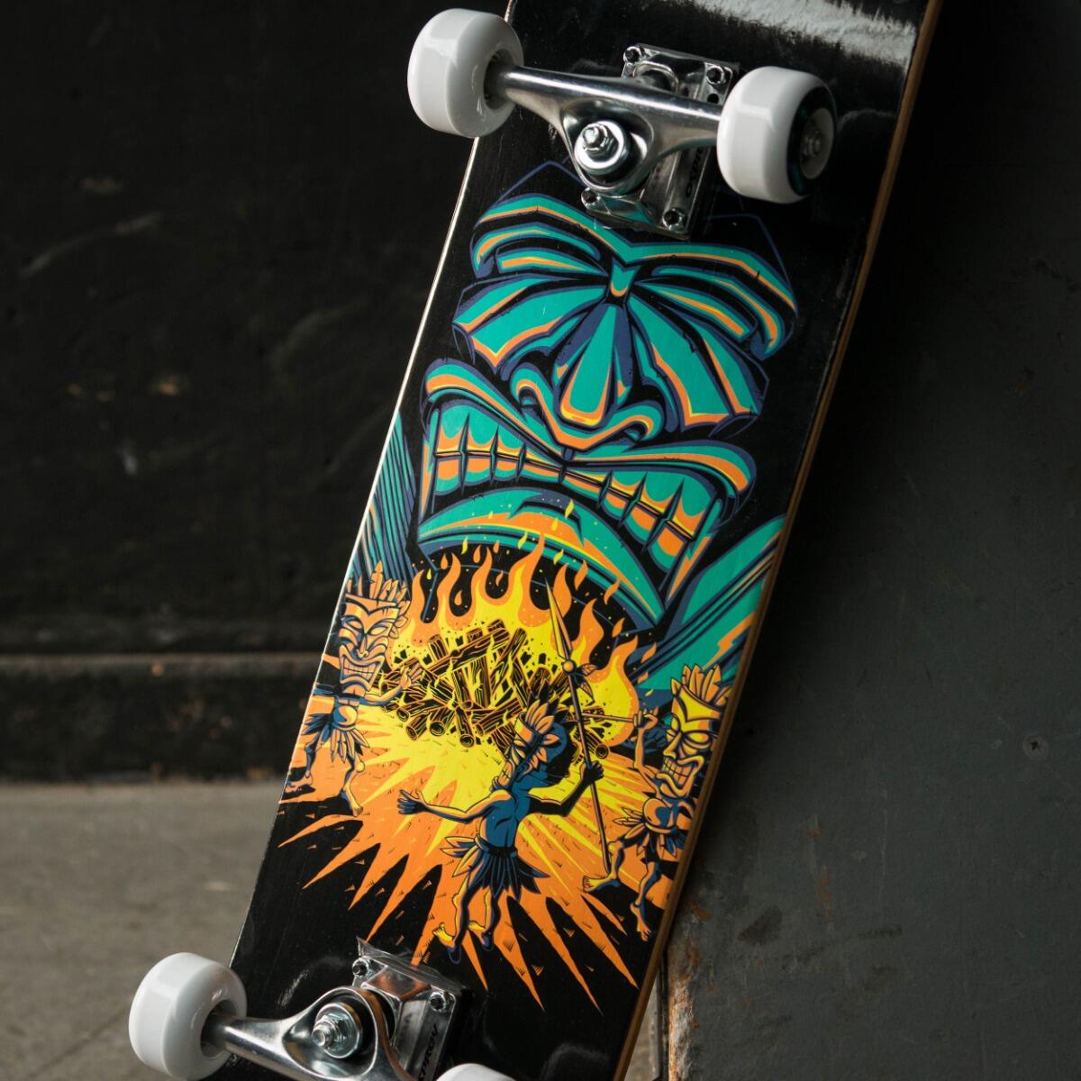 Osprey VW Complete Skateboard Für Anfänger – Ahorn-Deck, Double Kick, Komplett