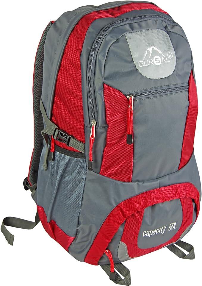 Backpack Sur5al Yukon 50L Red - Idealny dla spacerowiczów