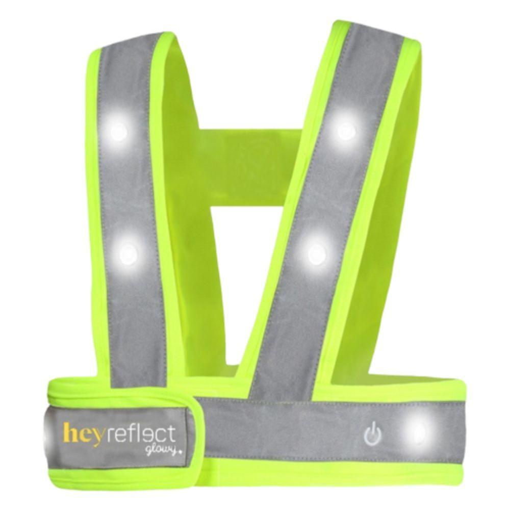 HEYREFLECT Gilet da bicicletta con luce a led bambino - Adulto - JUNIOR