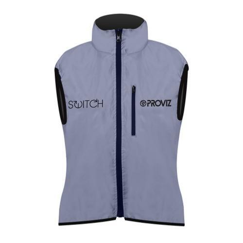 SWITCH JACKET Wendbare fluoreszierende/reflektierende Weste - Damen - L
