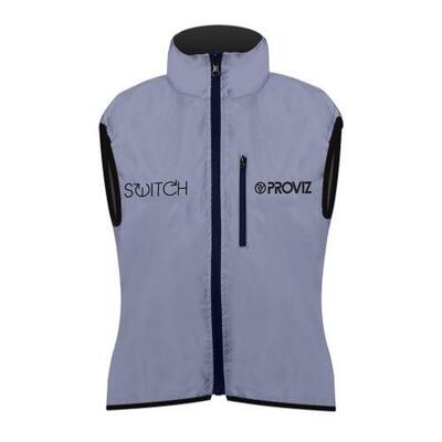 Reflecterende mouwloze jas - volwassene - switch jacket