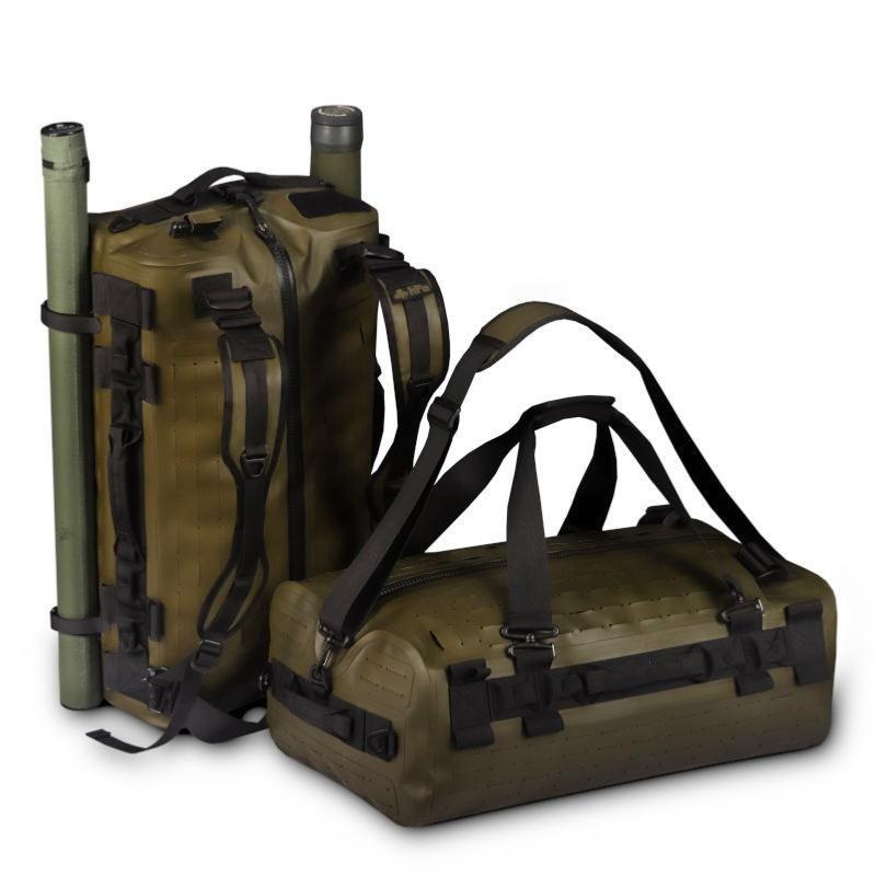HYBRIDDUFFLE 50 Sac à dos et de voyage étanche à l&amp;amp;#39;air - 50 L - Kaki 1/5