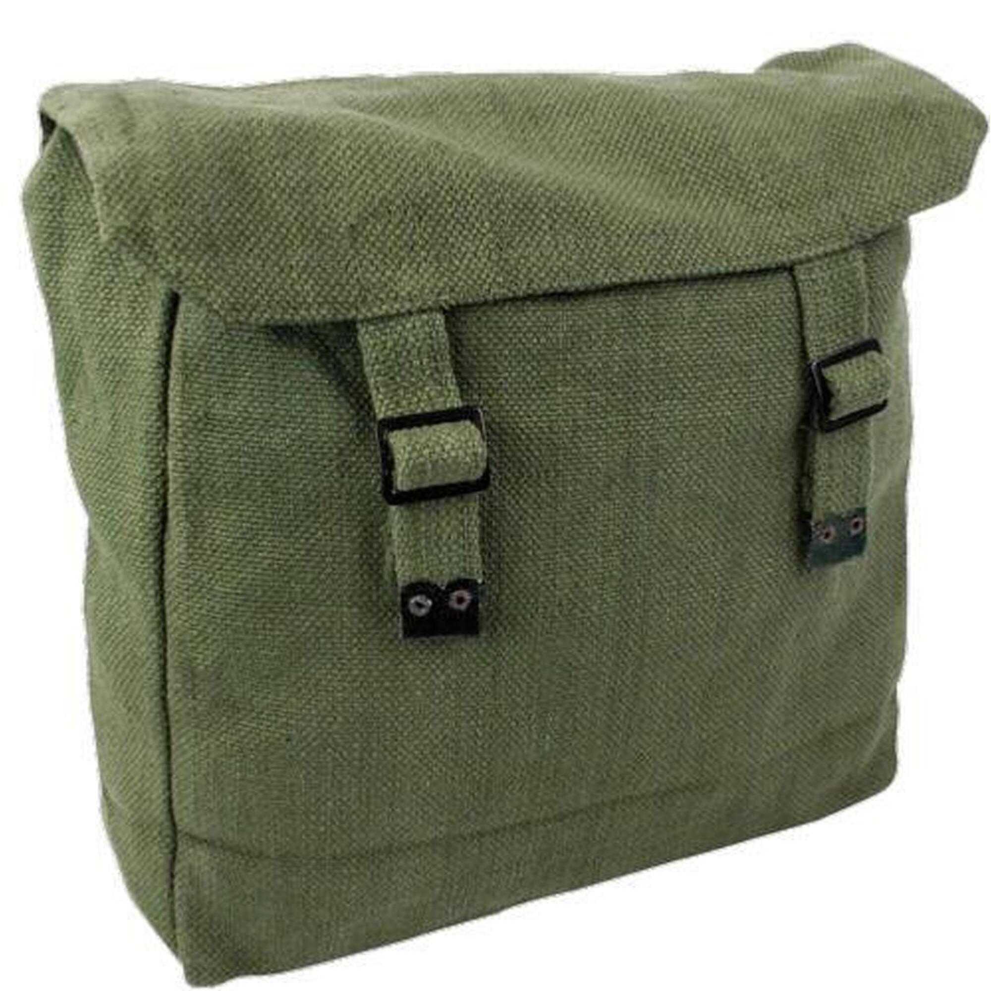 Mochila de lona grande - verde