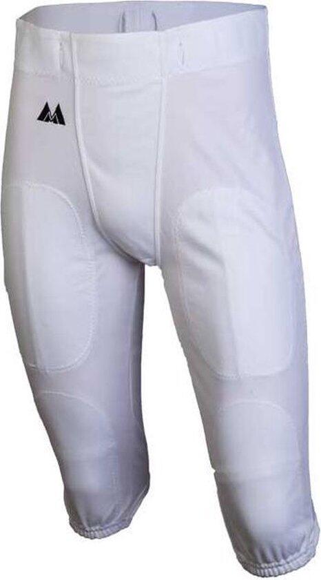 MM Nfl - Pantaloni da football americano - Adulti (bianco)