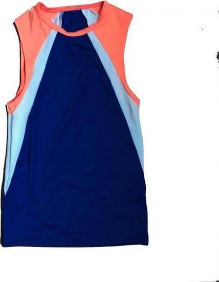 Camicia da giro in nylon a compressione da uomo (blu scuro)