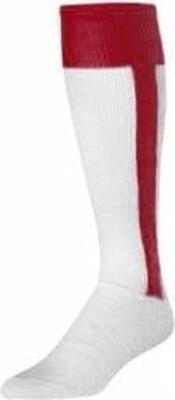 Honkbal sokken - 2in1 baseball sokken - volwassenen (rood)