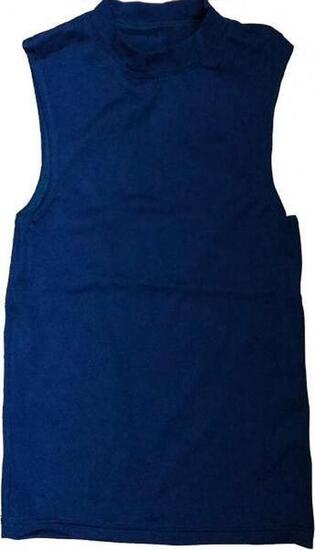 Camicia da giro in nylon a compressione da uomo (blu scuro)