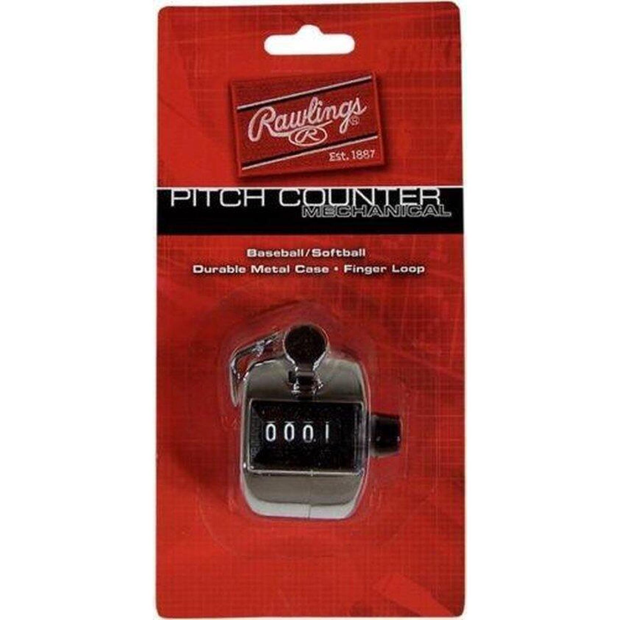 Rawlings - Compteur Mécanique De Lancers Pour Le Baseball Et Le Softball (noir) - Scoreur - Noir - Taille Unique - Decathlon