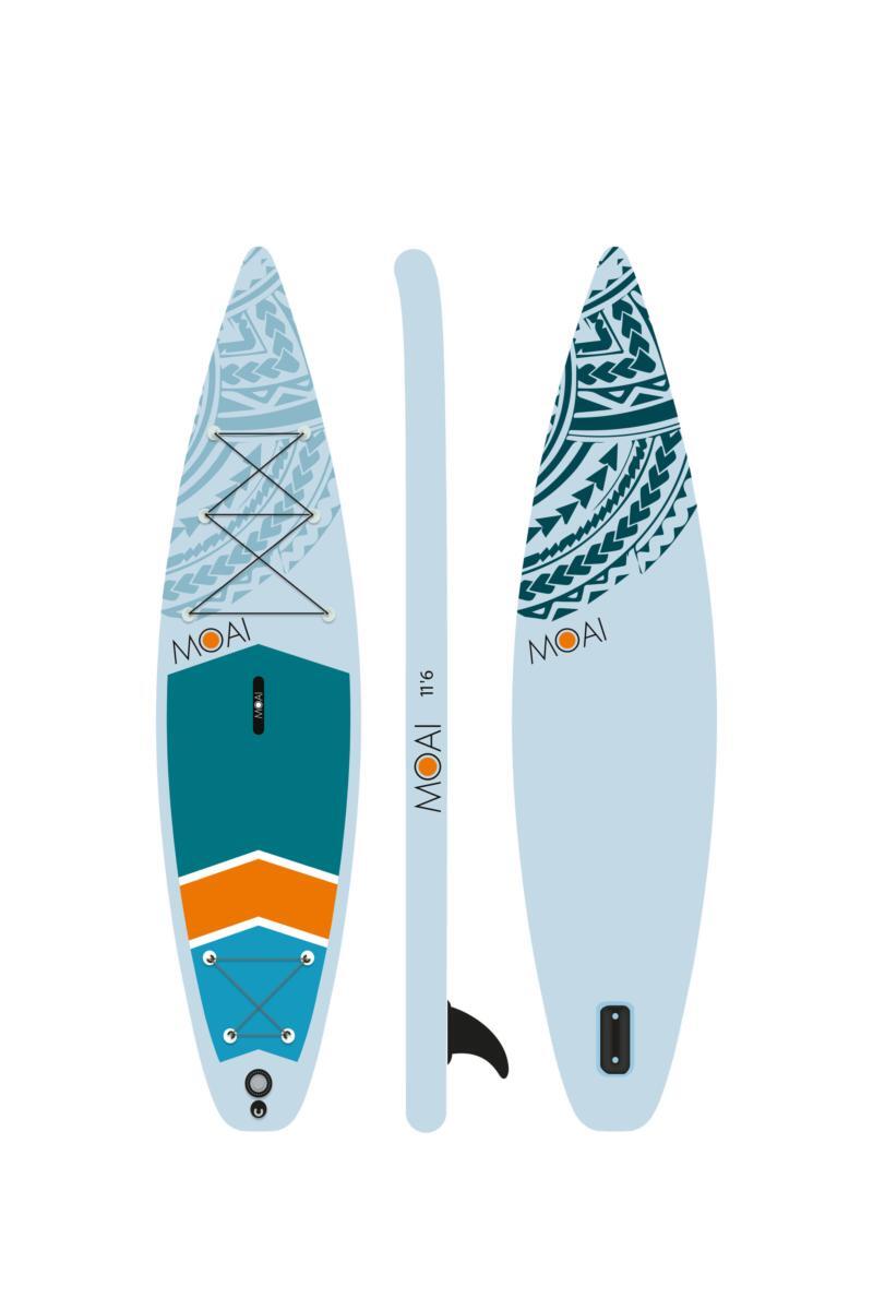 Opblaasbare lange afstand stand-up board 1/7
