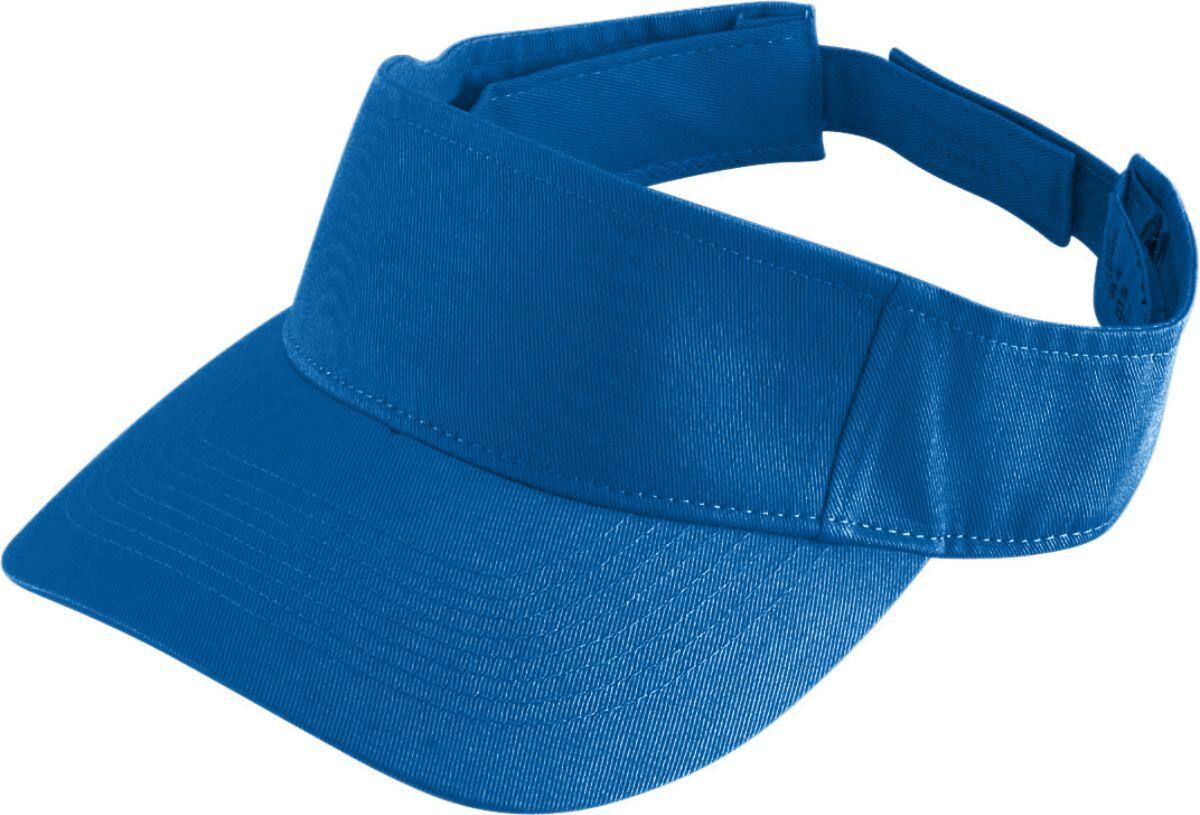 Viseira solar mulher azul