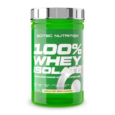 100% wei-isolaat - 700 g vanille-zeer bessen scitec nutrition