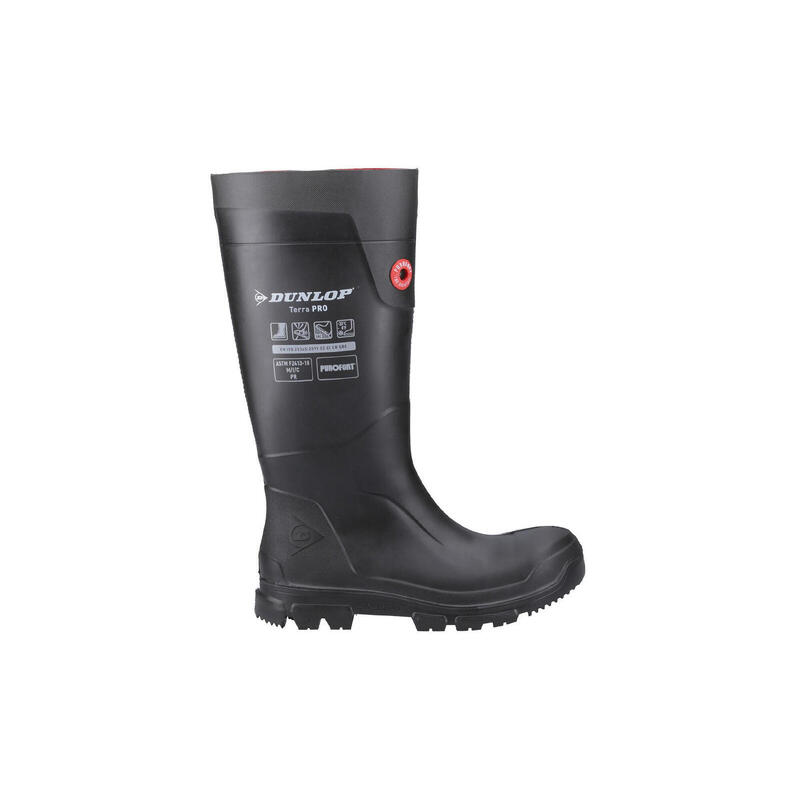 Bottes De Travail Dunlop Purofort - Taille 42, Vertes, Caoutchouc, Neuf Sans Emballage