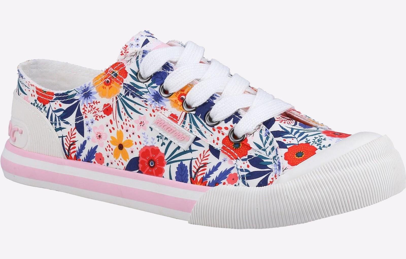 Rocket Dog Jazzin Malden Floral Womens Trainers 2/4