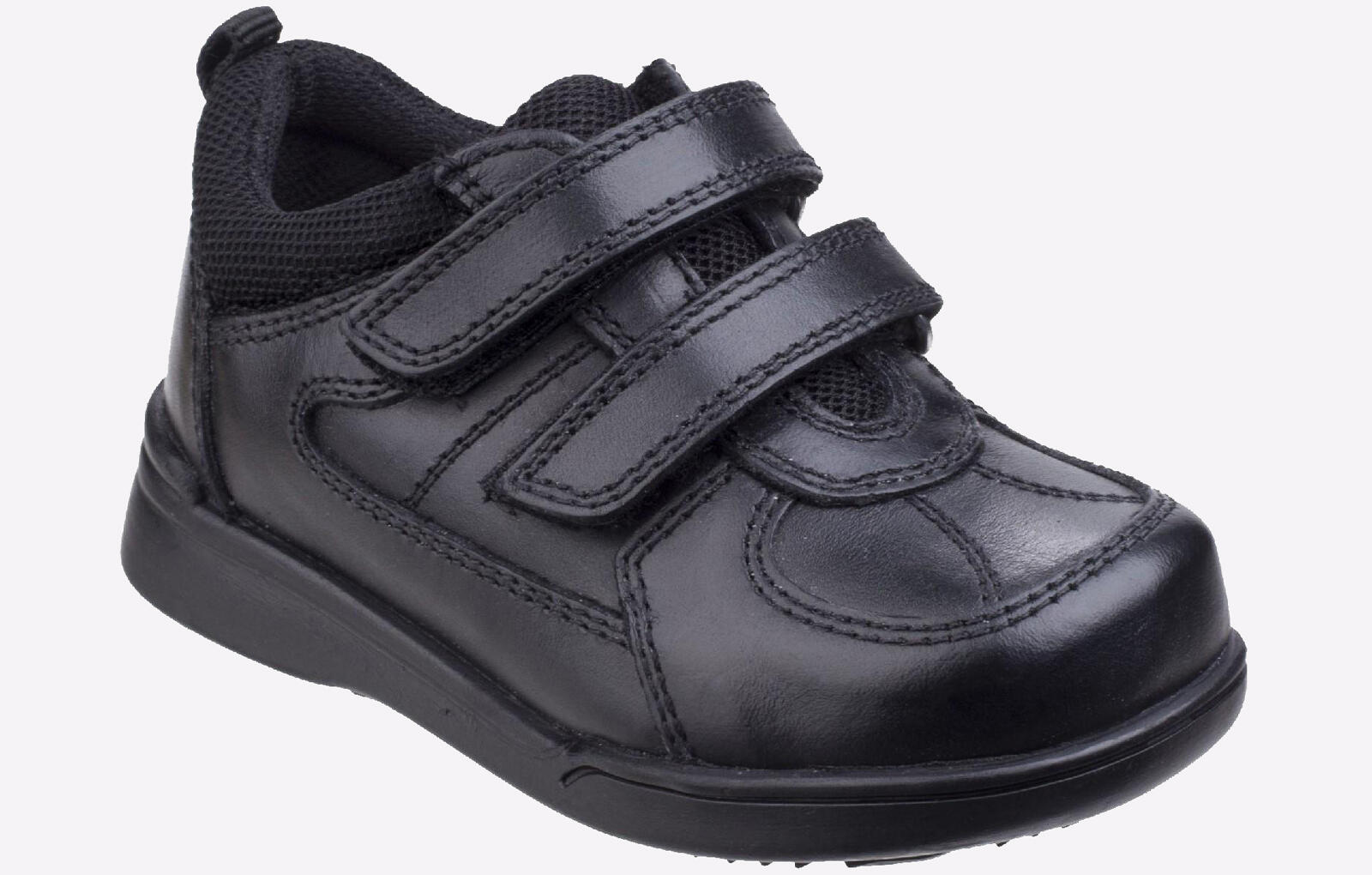 Hush Puppies Liam Leather Infants Childs Boys Shoes 2/5