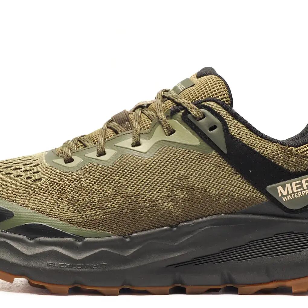Merrell Nova 4 Waterproof Men's Trail Running Shoes, Green