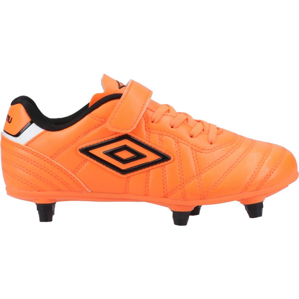 Umbro Speciali Liga Firm Ground Jnr Football Boot Orange UK 10 Orange 4/5