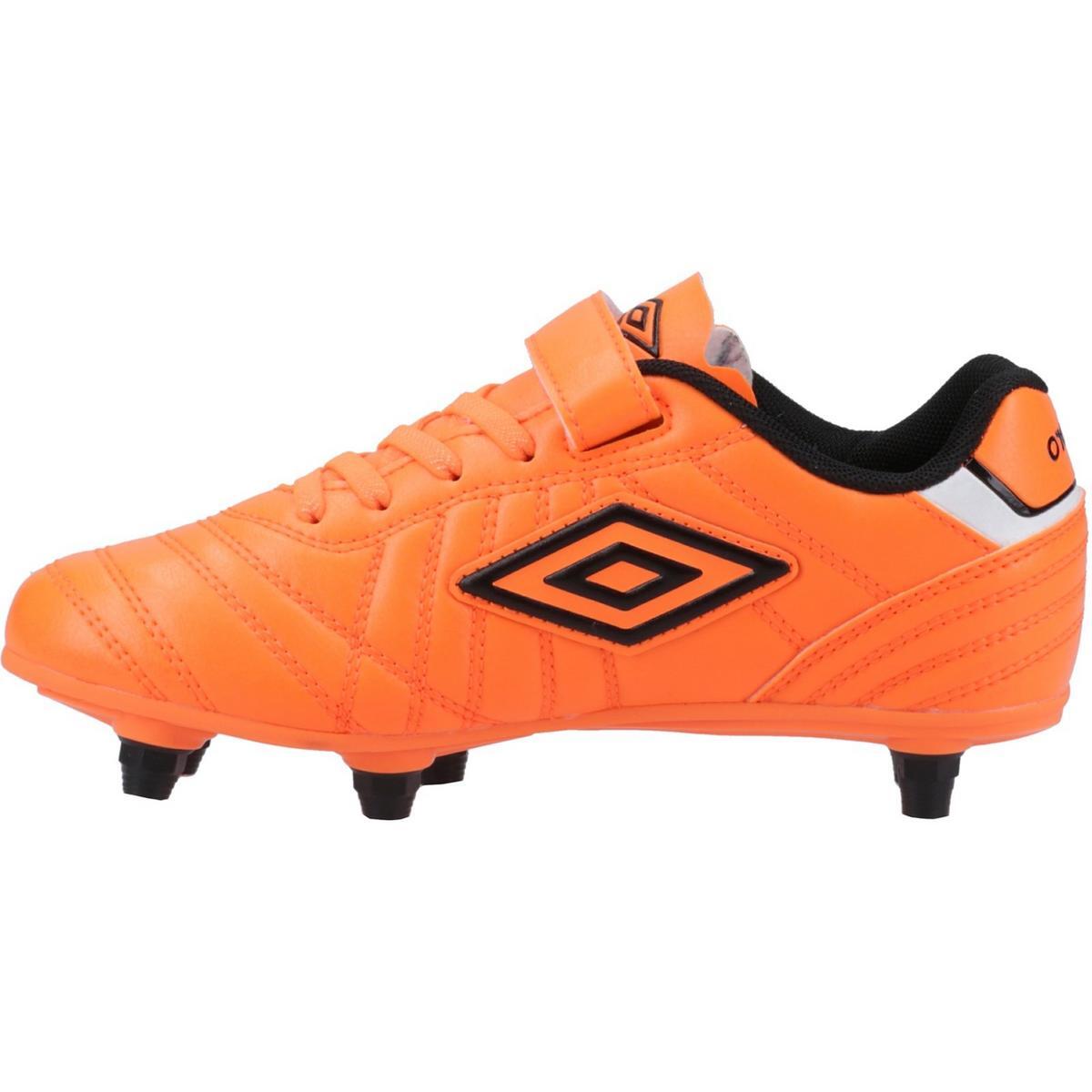 Umbro Speciali Liga Firm Ground Jnr Football Boot Orange UK 10 Orange 5/5