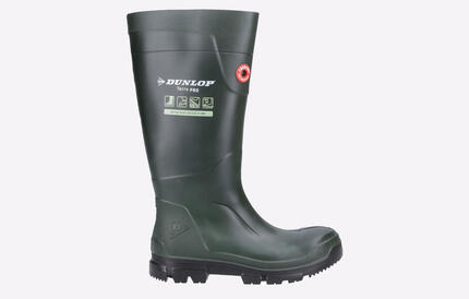 Bottes en caoutchouc Dunlop Purofort TerraPro vert