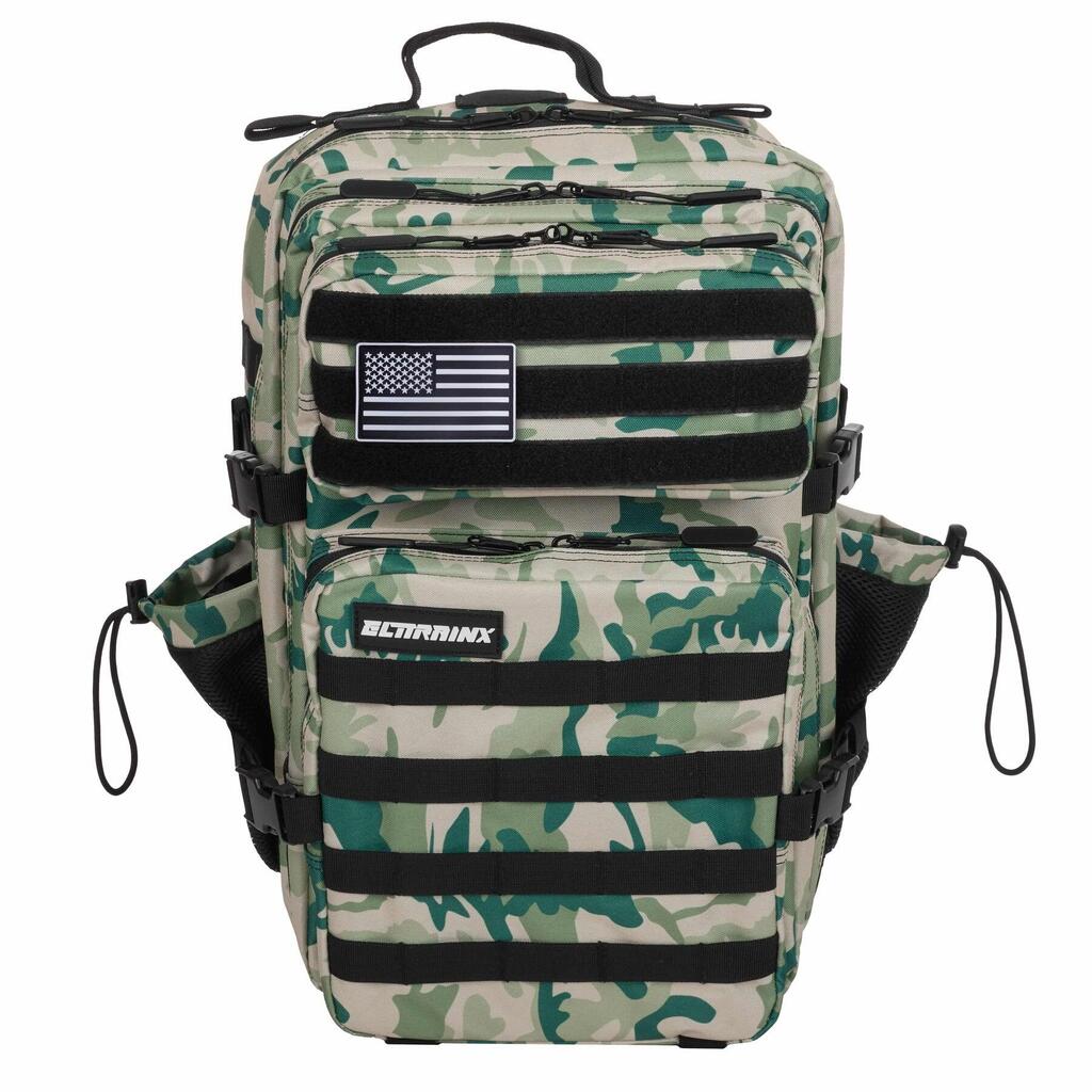 Backpack Elitex Training V1 Green Camo 45L Carry-On Water-Repellent