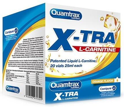 QUAMTRAX Quamtrax Xtra L-Carnitina 20 frascos x 25 ml