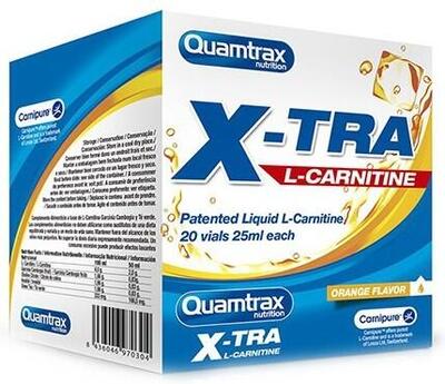 Xtra l-carnitine - 20 flesjes x 25 ml quamtrax