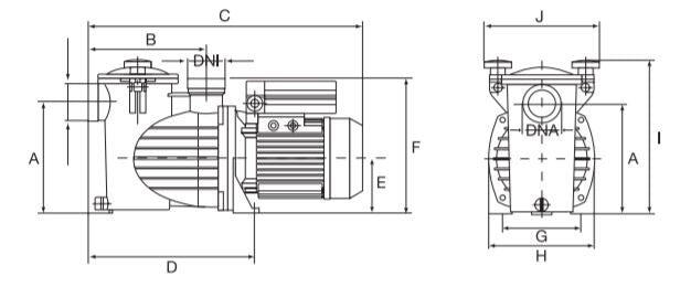 Bomba de Circulação OPTIMA 0.75CV MONO 2/4